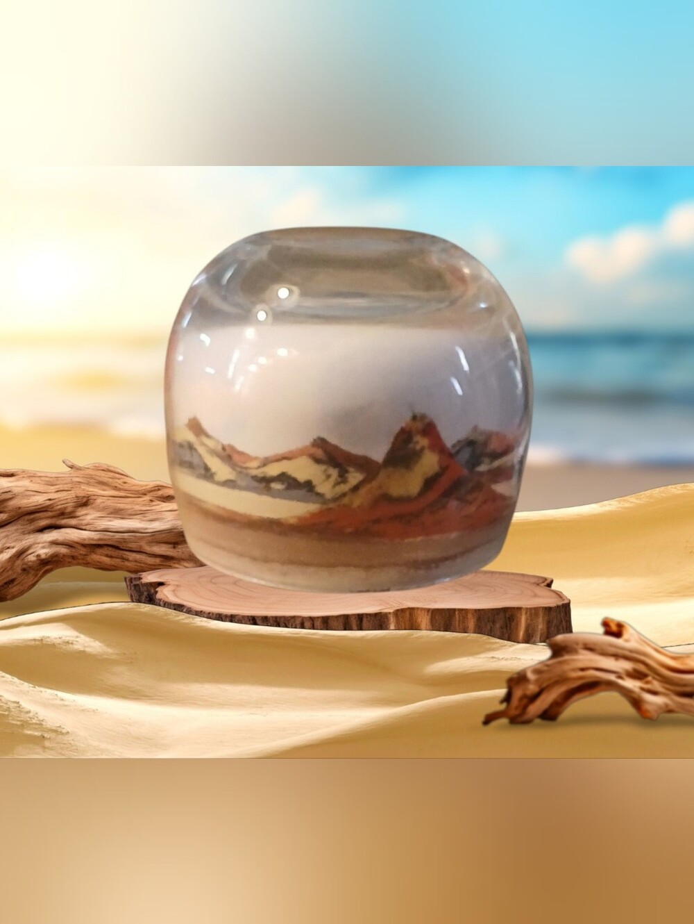 American Indian Sand Paper Weight
